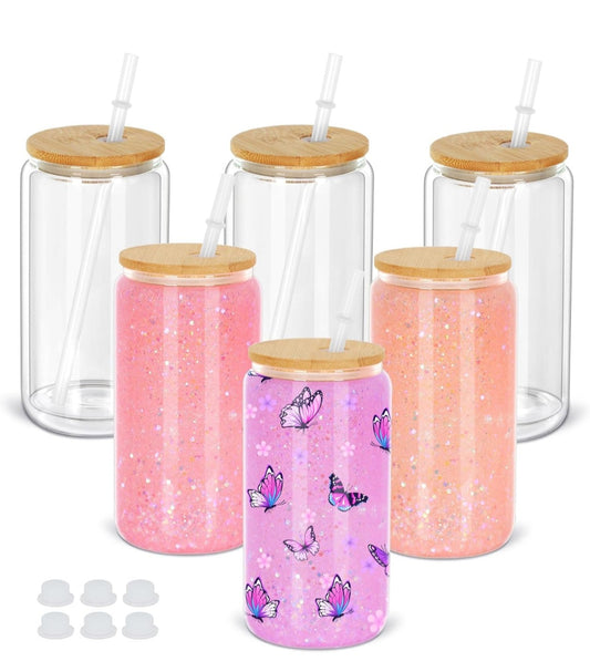 16oz Snowglobe Tumbler