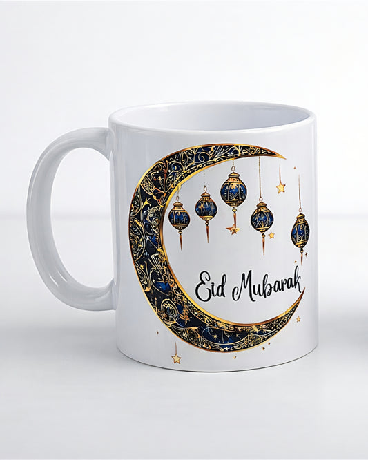 Blue Cresent Eid Mug